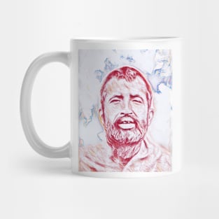 Ramakrishna Portrait | Ramakrishna Artwork | Line Art 2 Mug